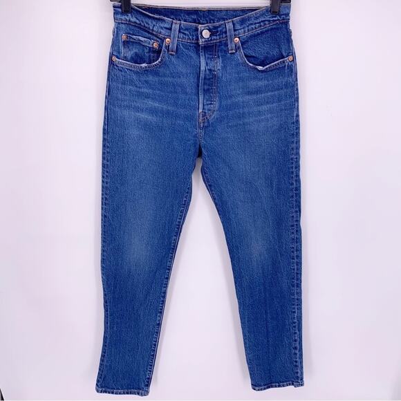 Levi's Denim - Levi’s 501 High Rise Button Fly Slim Fit Jeans Size 27